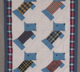 Scottie Dog Quilt – Free Pattern