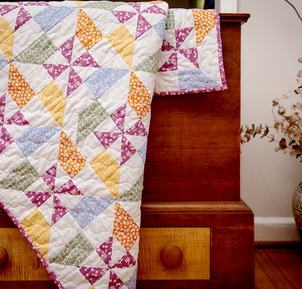 Double Windmill Quilt – Free Pattern